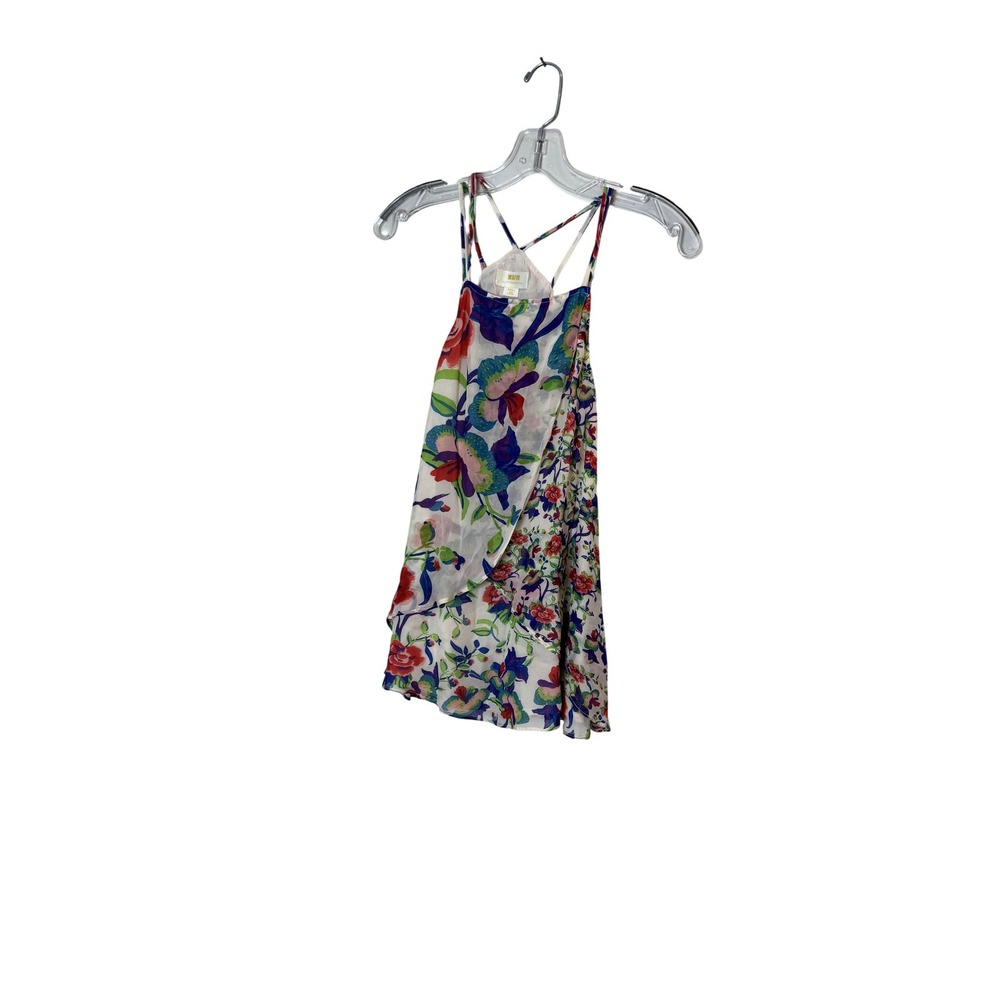 Maeve Dress Womens S Multicolour Floral Slip Trapeze Strappy Short Swing Summer